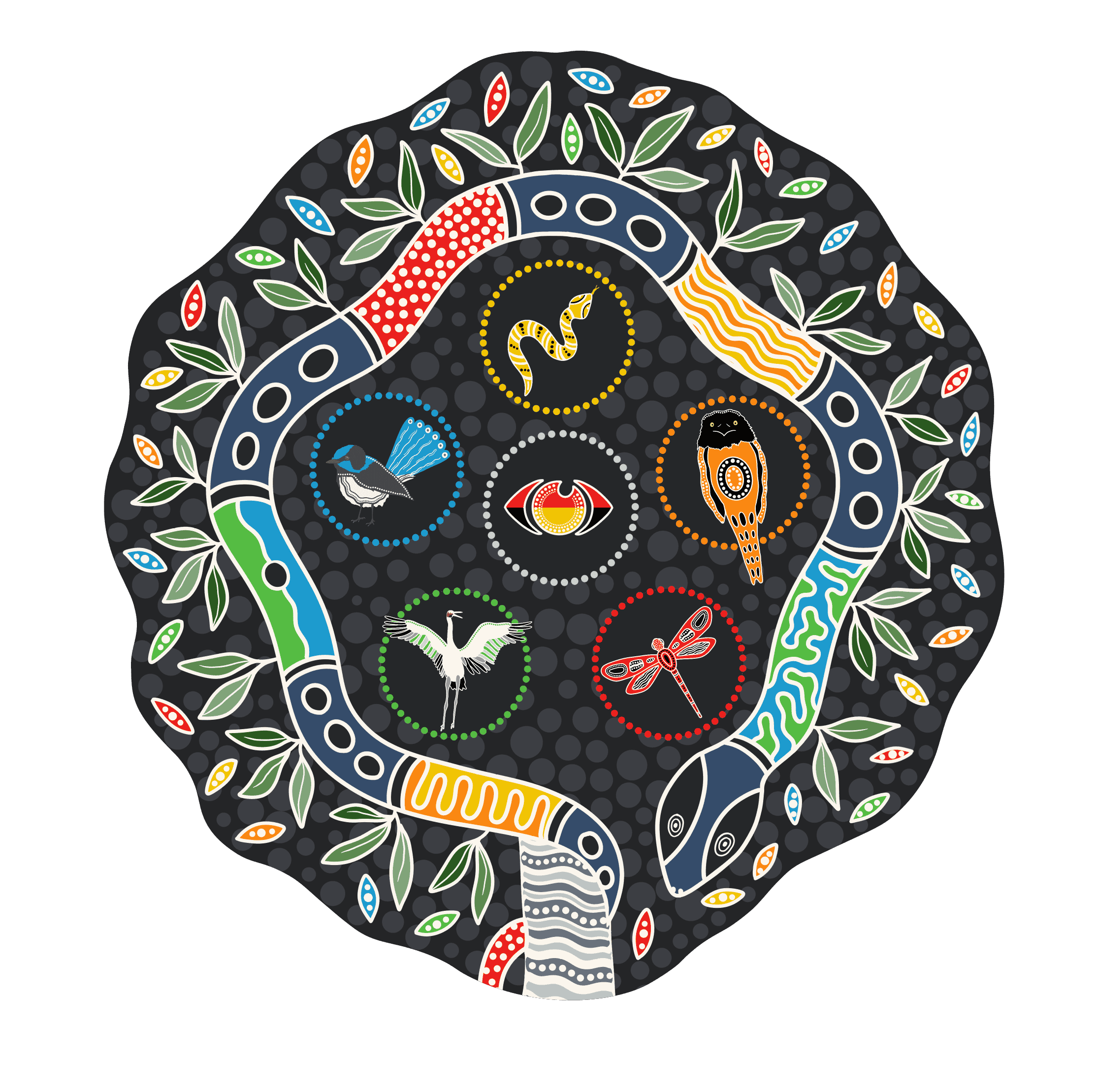 Allied Indigenous tree totem