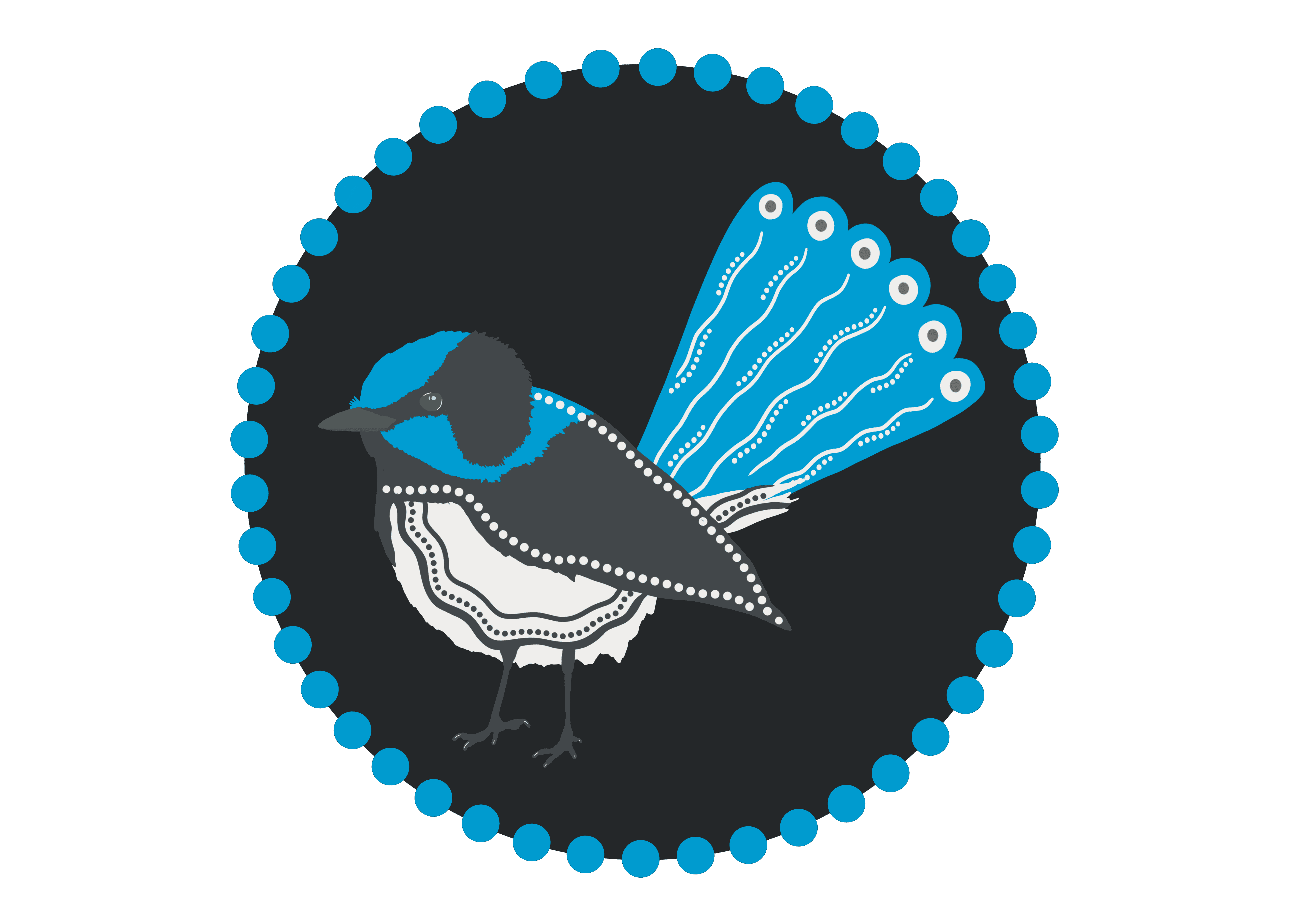 Blue Wren totem